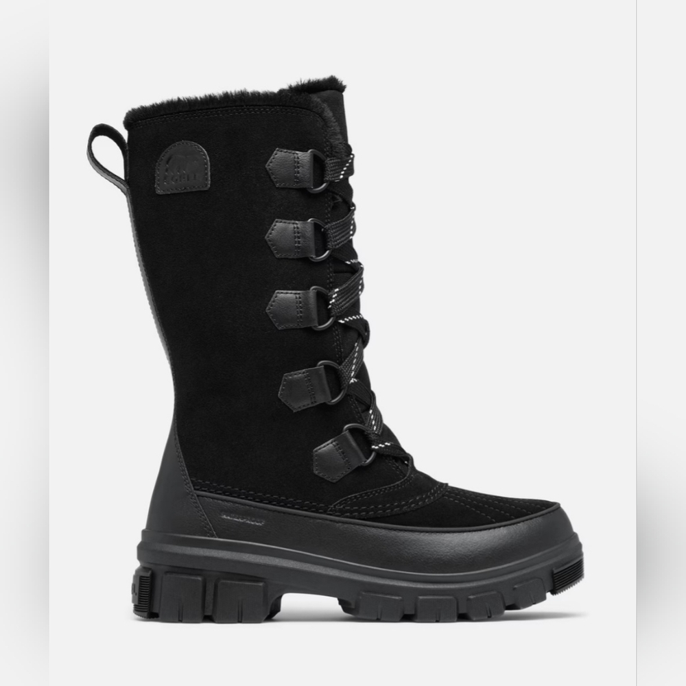 SOREL TIVOLI V BLACK TALL WOMEN'S WATERPROOF BOOT